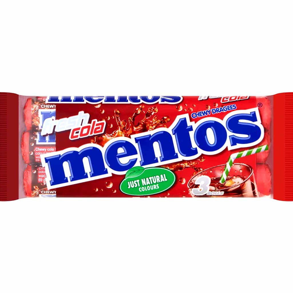 Mentos - Cola 3-Pack 112,5 Gram