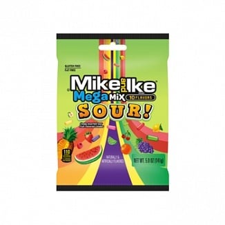 Mike & Ike - Mega Mix Sour Bag 141 Gram