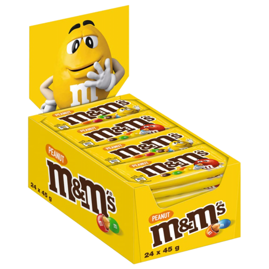 M&Ms - Peanut 45 Gram 24 Stuks (import)