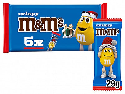 M&M's - Crispy Santa 5-Pack 145 Gram