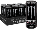 Monster - Ultra Black 500ml 12 Canettes