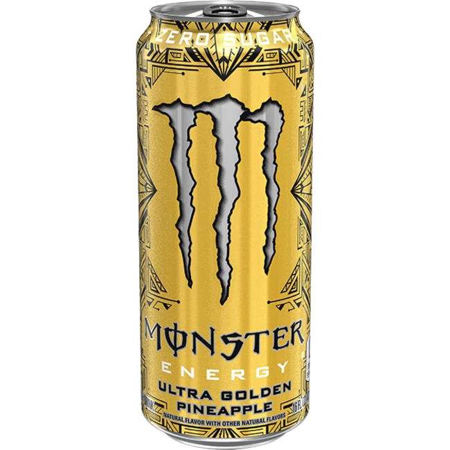 Monster - Ultra Golden Pineapple Zero 500ml - Kopie