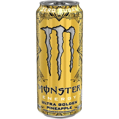 Monster - Ultra Golden Pineapple Zero 500ml - Kopie