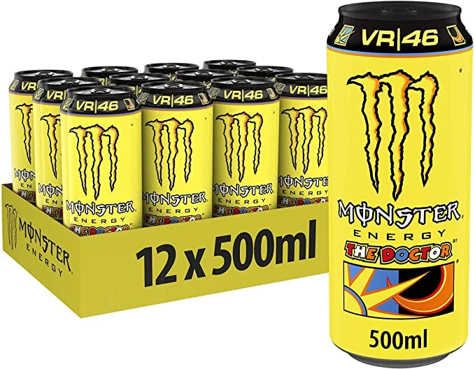 Monster - VR46 The Docter Rossi 500ml 12 Blikjes