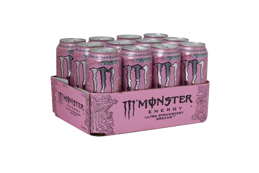 Monster - Ultra Strawberry Dreams 500ml 12 Blikjes