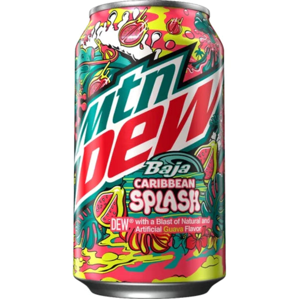 Mountain Dew – Baja Caribbean Splash Guave 355 ml