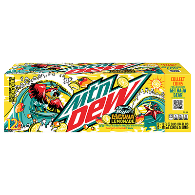 Mountain Dew - Laguna Lemonade 355ml 12 Cans