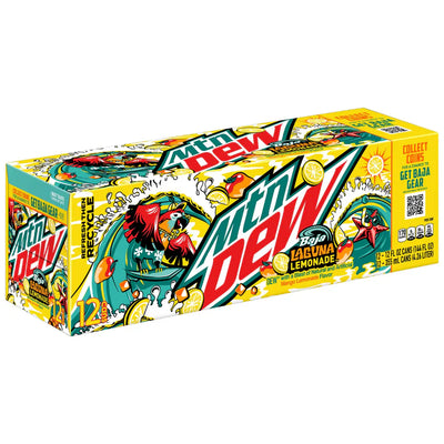 Mountain Dew - Baja Lemonade 355ml 12 Cans