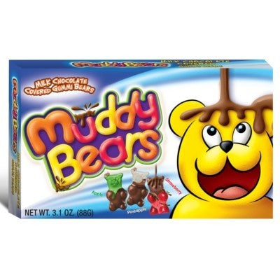 Muddy Bears - Chocolate Gummi Bears 88 Gram