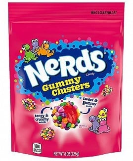 Nerds - Gummibärchen-Cluster 227 Gramm