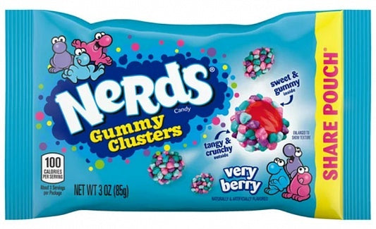 Nerds - Gummy Clusters Very Berry 85 Gram