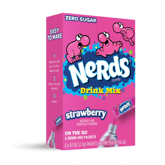 Nerds - Powder Drink Mix Strawberry 6x3 Gram