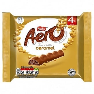 Nestle - Aero Chocolate Karamel 4 Pack 108 Gram