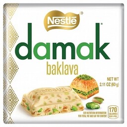 Nestle - Damak Baklava White Chocolate Pistachio 60 Gram