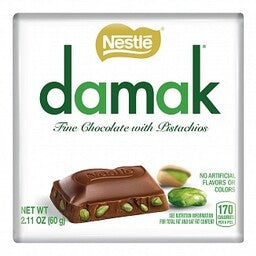 Nestle - Damak Fine Chocolate with Pistachios 60 Gram