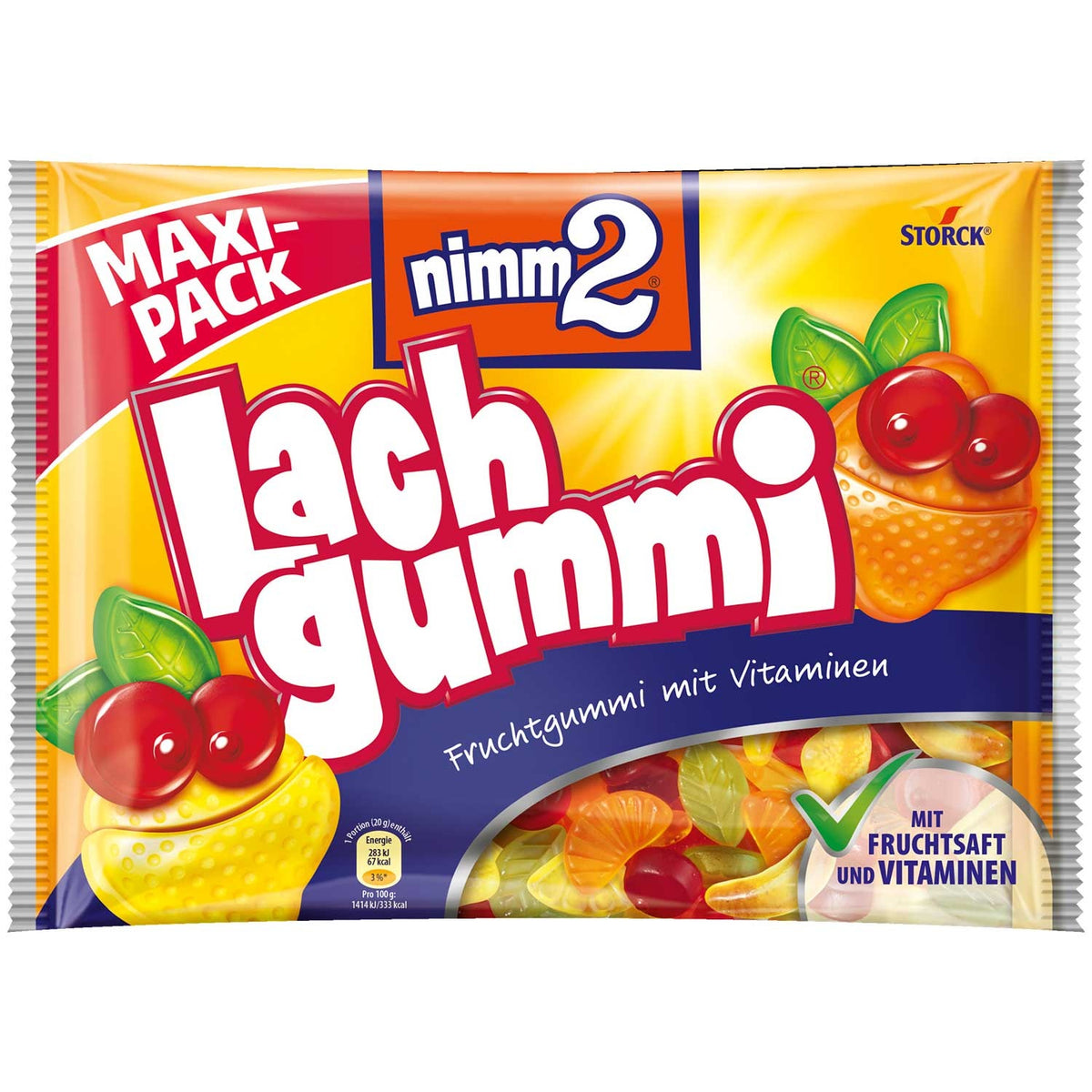 Nimm2 - Fruchtgummi 376 Gramm