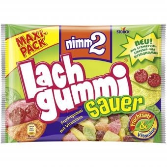 Nimm2 - Lachgummi Sauer 376 Gram