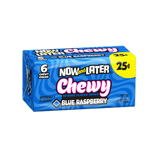 Now & Later - Chewy Blue Raspberry 26 Gram