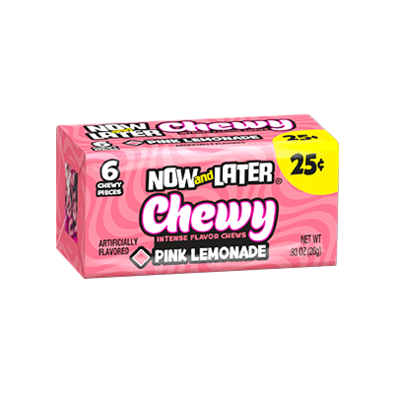 Now &amp; Later – Chewy Pink Lemonade, 26 Gramm