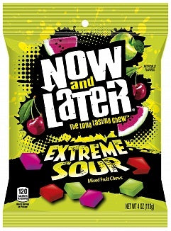 Now & Later - Extreme Sour 113 Gram