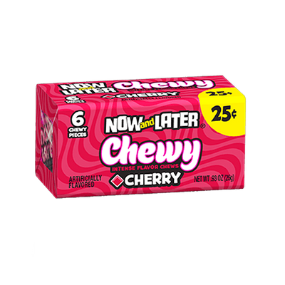 Now & Later - Cerise à mâcher 26 grammes