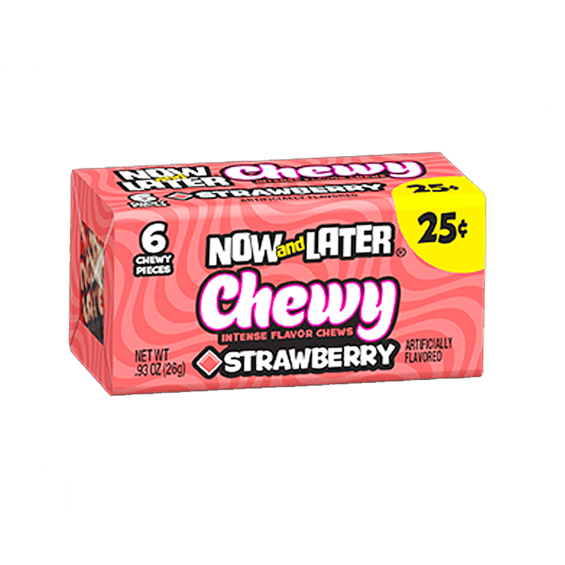 Now & Later - Chewy Strawberry 26 Gram