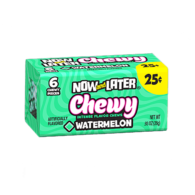 Now &amp; Later – Weiche Wassermelone, 26 Gramm