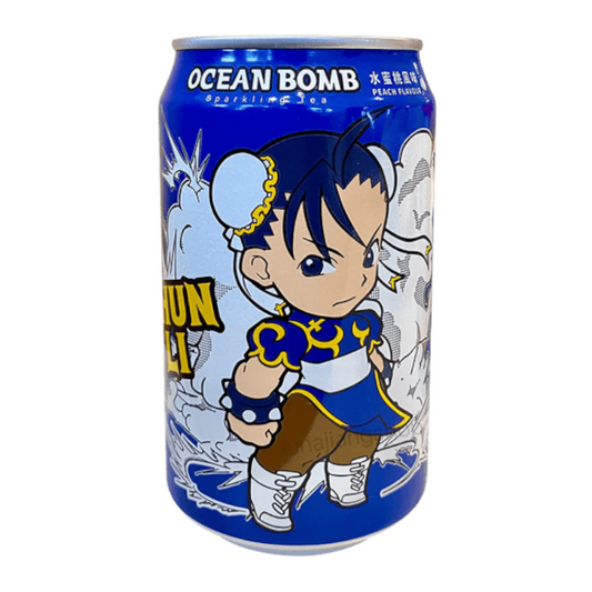Ocean Bomb - x Street Fighter Peach Sparkling Tea 330ml