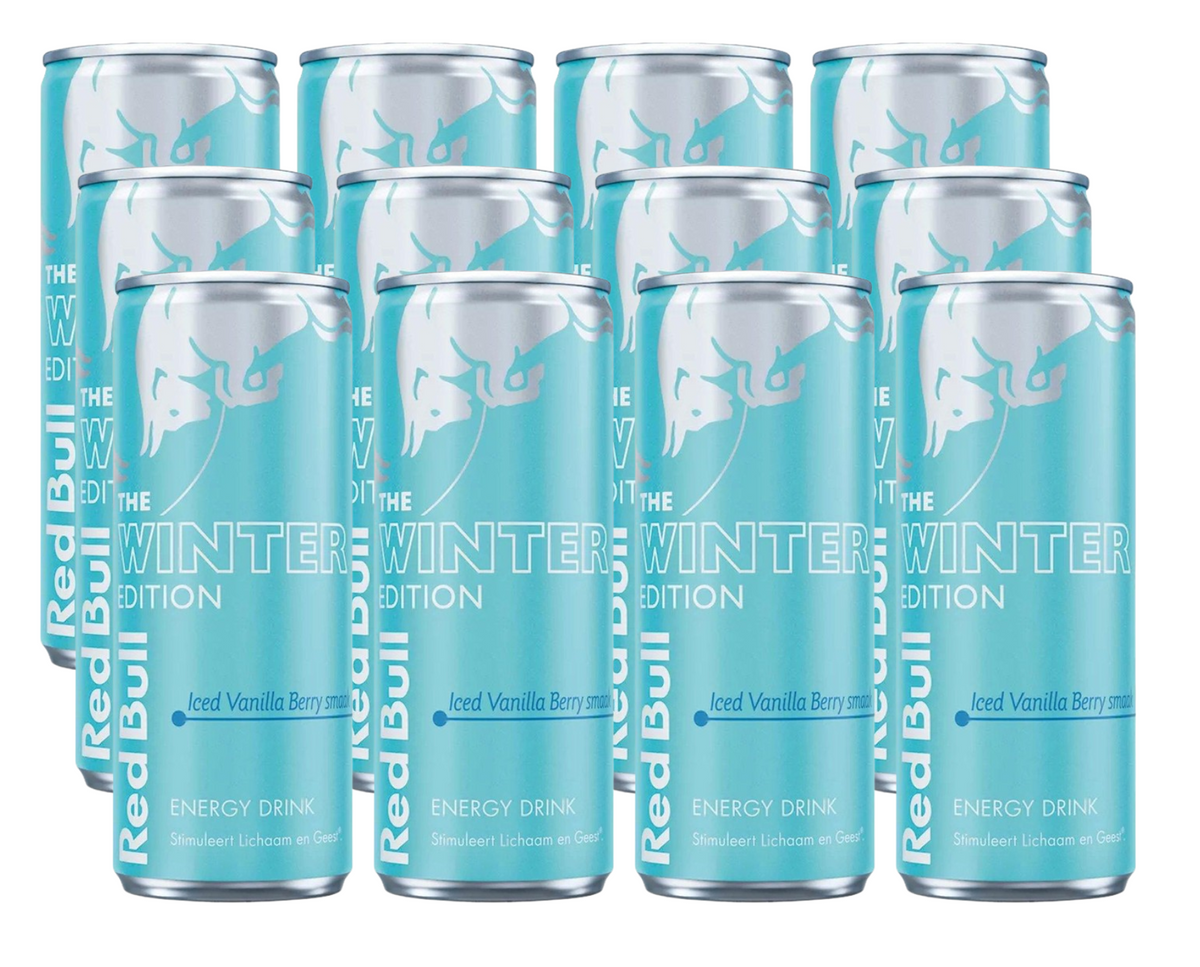 Red Bull - The Winter Editon - Iced Vanilla Berry 250ml 12 Blikjes