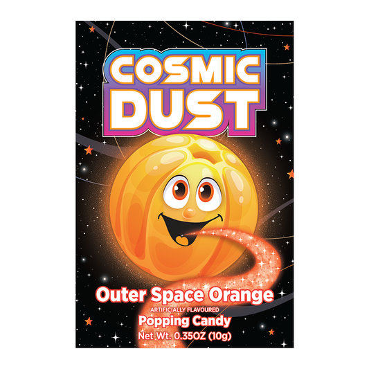 Cosmic Dust - Outer Space Orange Popping Candy 10 Gram