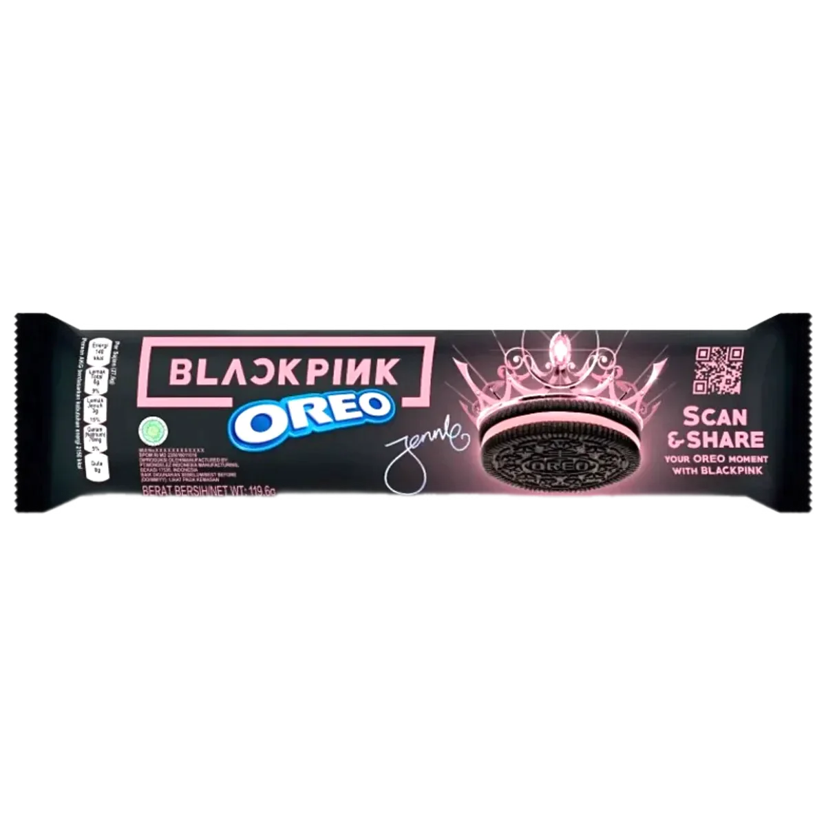 Oreo - Black Pink Strawberry 119,6 Gram