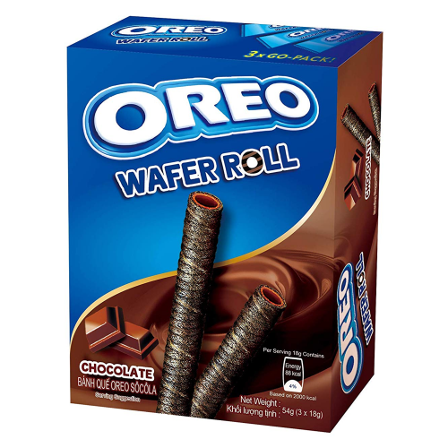 Oreo - Chocolate Wafer Rolls 54 Gram