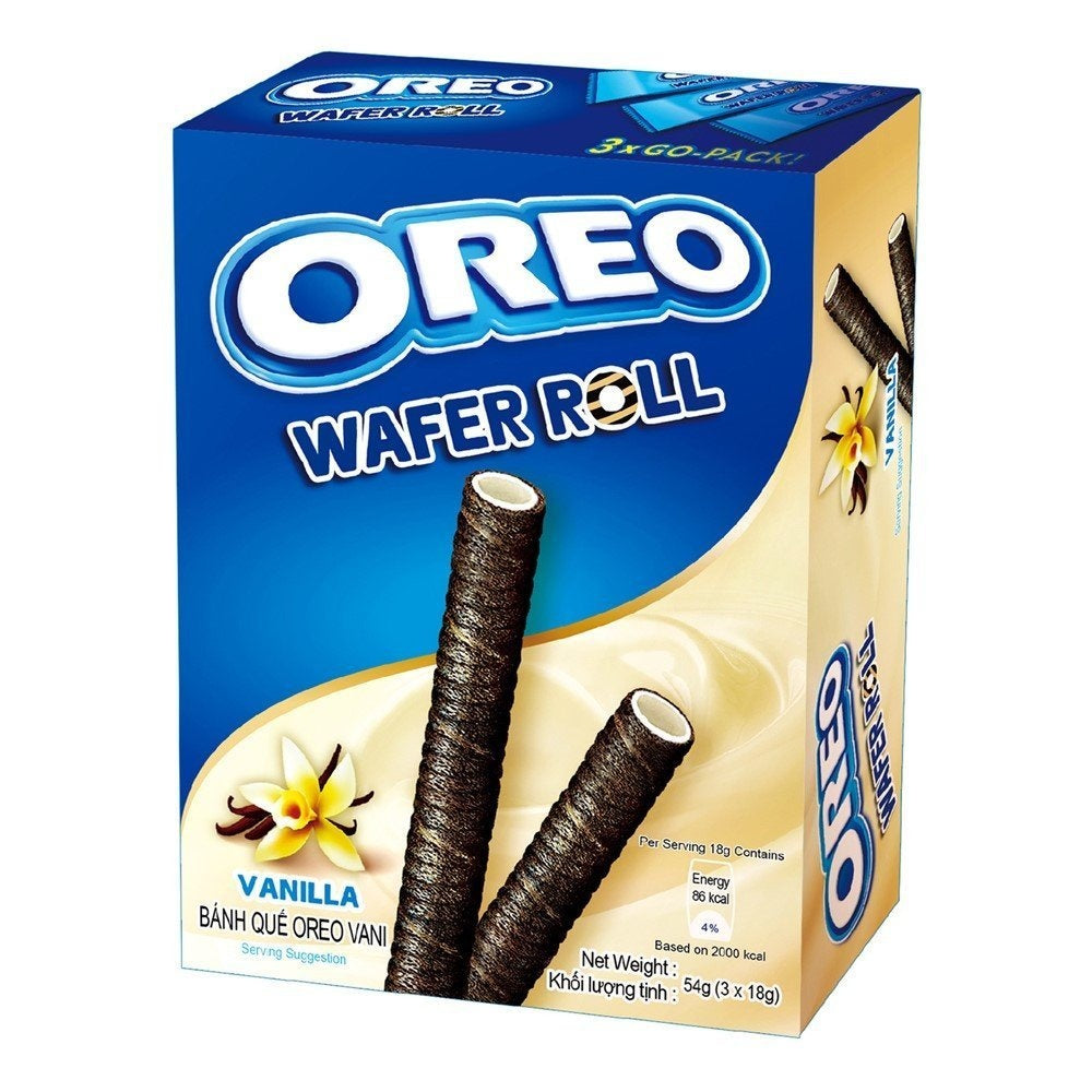 Oreo - Vanilla Wafer Rolls 54 Gram