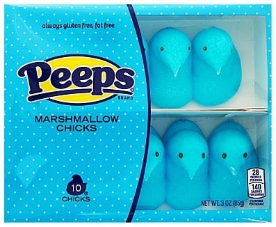 Peeps - Poussins en guimauve bleue 85 grammes