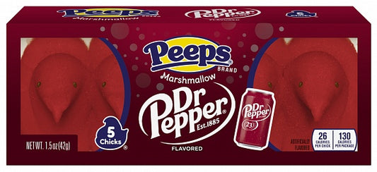 Peeps - Marshmallow Chicks Dr Pepper 5-Pack 42 Gram