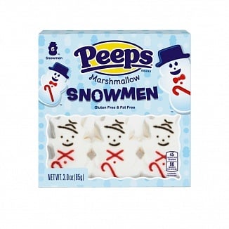 Peeps - Marshmallow-Schneemänner, 6er-Pack, 85 Gramm