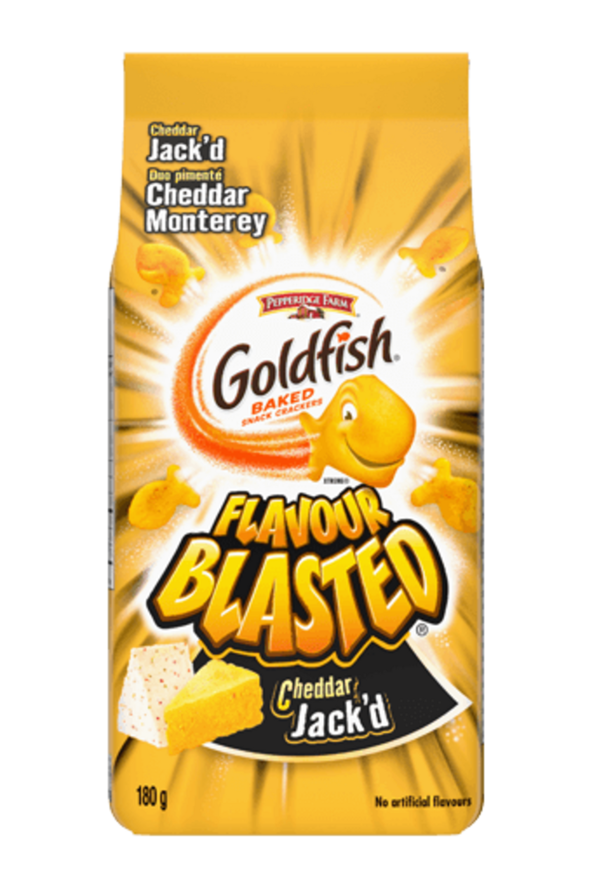 Goldfish -  Blasted Cheddar Jack'd 180 Gram