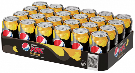 Pepsi - Max Mango 330ml 24 Blikjes