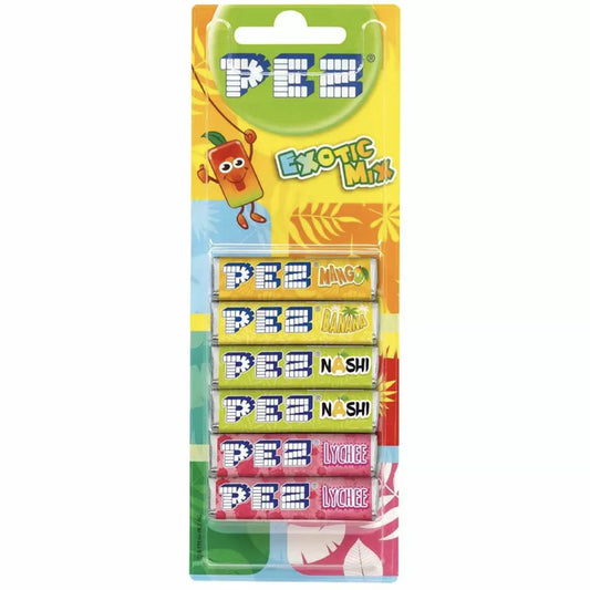 Pez -Exotic Flavours Navulling 51 Gram