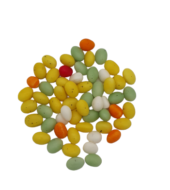 Gekleurde Jelly Paaseitjes 250 Gram