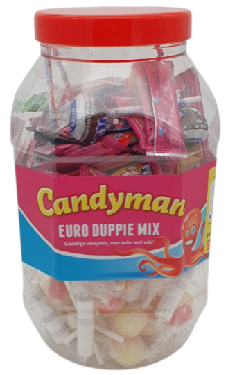Candyman - Euro Duppie Mix 100 Stuks