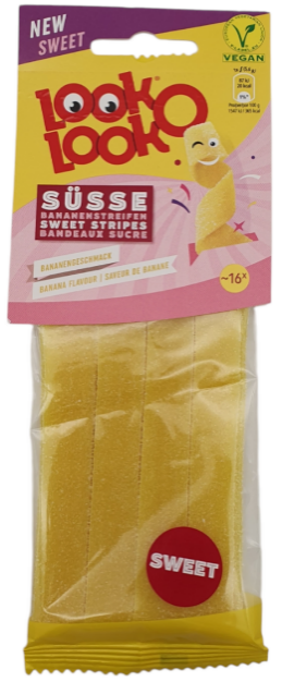Look O Look - Saure Bananenmatten 90 Gramm