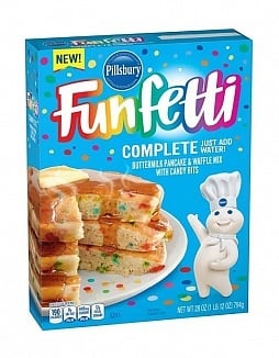 Pillsbury - Funfetti Komplett-Pfannkuchen- und Waffelmischung 794 Gramm