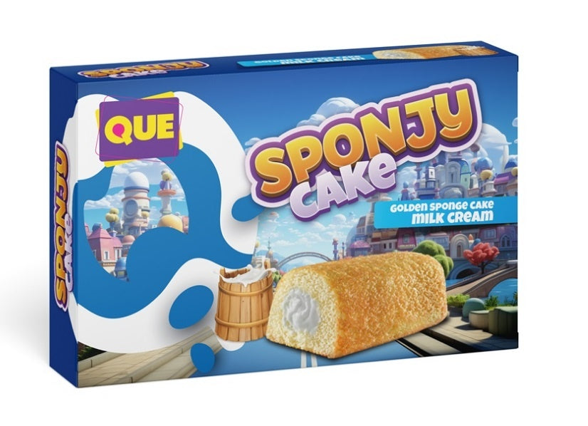 Que - Biskuitkuchen mit Milchcreme, 200 Gramm