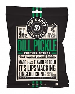 Pop Daddy Pretzels - Dill Pickle 85 Gram