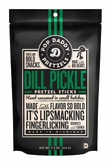 Pop Daddy Pretzels - Dill Pickle 212 Gram
