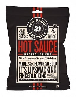 Bretzels Pop Daddy - Sauce piquante 85 grammes