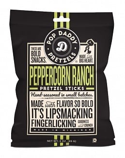 Pop Daddy Pretzels - Peppercorn Ranch 85 Gram