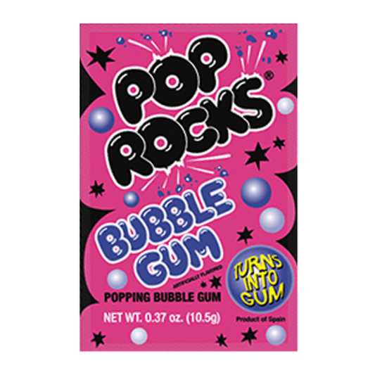Pop Rocks - Tutti Frutti Bubble Gum 10,5 Gram