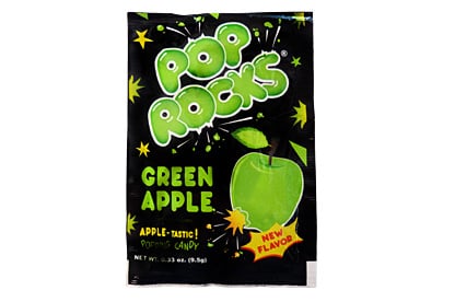 Pop Rocks – Grüner Apfel, 9 Gramm